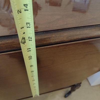 Vintage Lexington Drop-Leaf Tea Cart (No Contents)