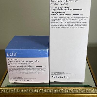 belif Aqua Bomb jelly cleanser and makeup remover