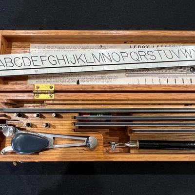 Vintage Leroy Lettering Set