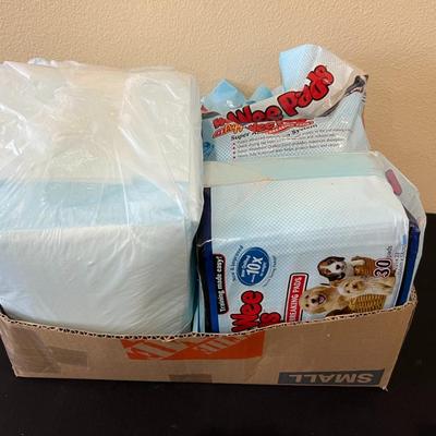 Box of pee pee pads