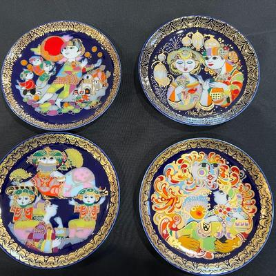 4 Rosenthal Studio Line Collector Plates