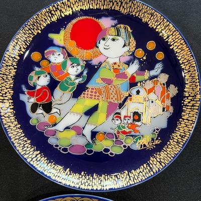 4 Rosenthal Studio Line Collector Plates