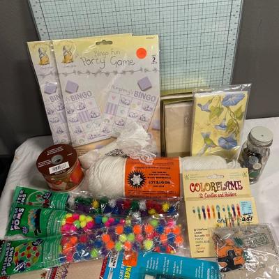 Basket of crafting items