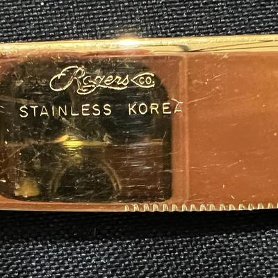Rogers Gold Plated Flatware Set