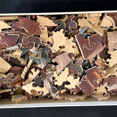 Vintage Wood Pastime Puzzle