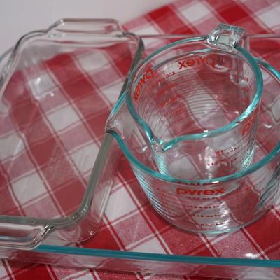 FRENCH GLASS NESTING BOWLS , PYREX , OXO UTENSILS & BAKING TOOLS