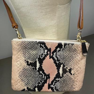 Brahmin Perri Crossbody leather handbag New!