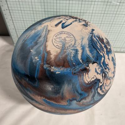 Nemandji Indian River Pottery blue vase