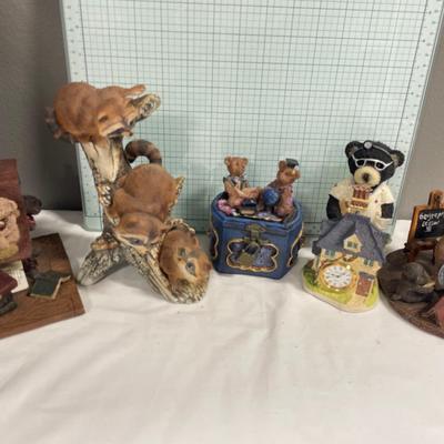 Bears from the Past & Raccoon figure made in Mexico