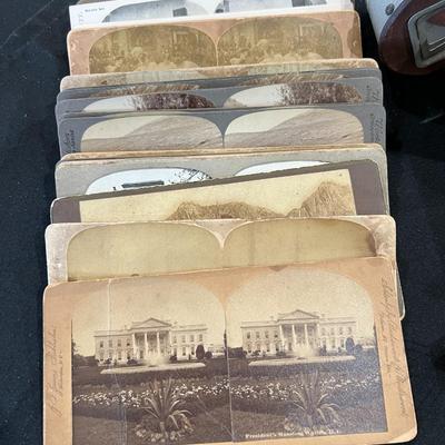 Vintage Stereoscope Viewer and Cards