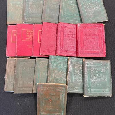 Vintage Miniature Book Set with Box