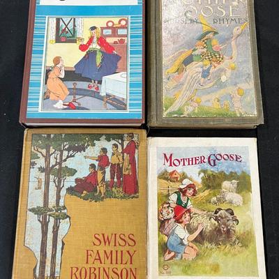 4 Vintage Children's Books