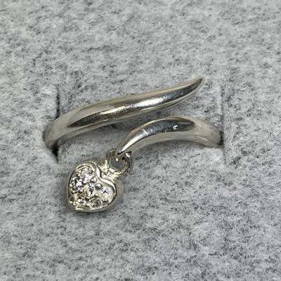 Sterling Silver bypass ring 7