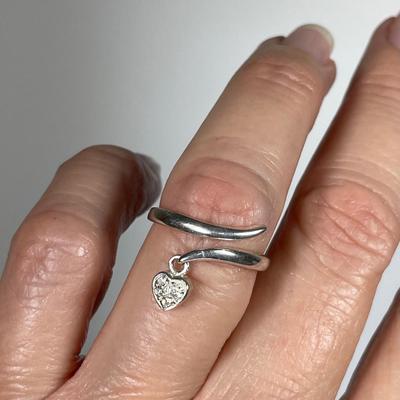 Sterling Silver bypass ring 7