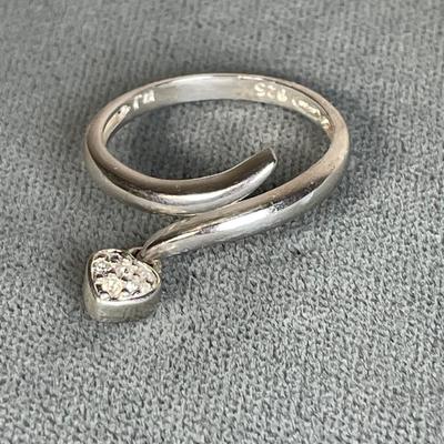 Sterling Silver bypass ring 7