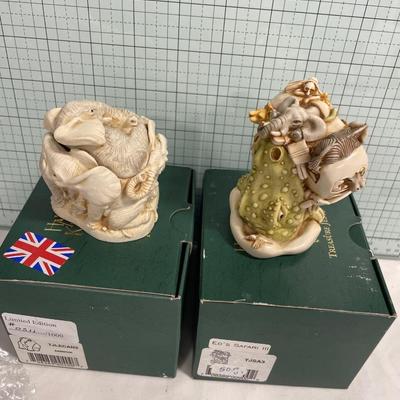 Harmony Kingdom “Trumpeter Ball” & “Ed’s Safari III”