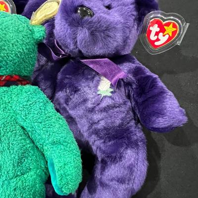 4 Large Beanie Babies