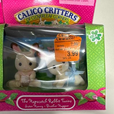Calico critters, Easter, eggs, press, Ariel, and mini Winnie’s