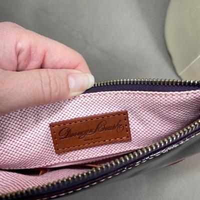 Dooney & Bourke Plum Patent shoulder handbag New
