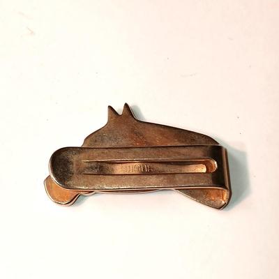 WESTERN TIE TACKS, MONEY CLIP AND BELT CLIP KEY KEEPER