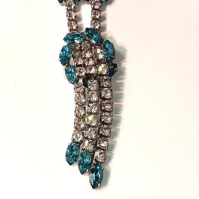 JOSEPH WIESNER RHINESTONE BRACELET AND MATCHING NECKLACE