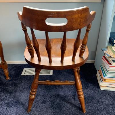 LOT 1 O: American Drew / J.B. Van Sciver Co. Nightstand & Hutch / Desk w/ Chair