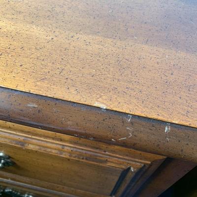 LOT 1 O: American Drew / J.B. Van Sciver Co. Nightstand & Hutch / Desk w/ Chair