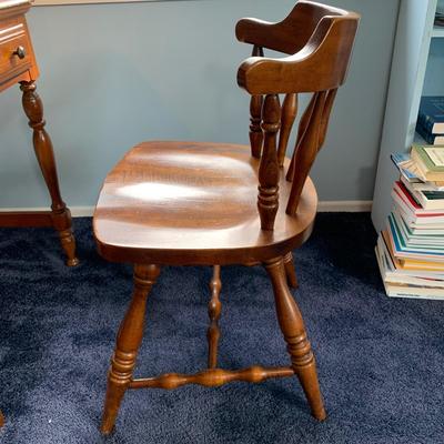 LOT 1 O: American Drew / J.B. Van Sciver Co. Nightstand & Hutch / Desk w/ Chair