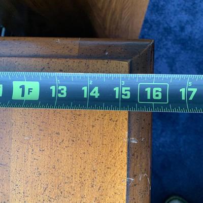 LOT 1 O: American Drew / J.B. Van Sciver Co. Nightstand & Hutch / Desk w/ Chair