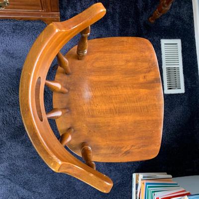 LOT 1 O: American Drew / J.B. Van Sciver Co. Nightstand & Hutch / Desk w/ Chair