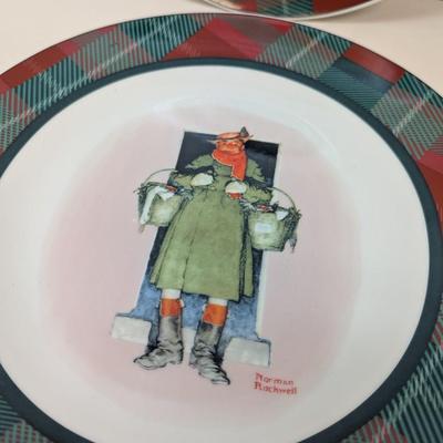 The Saturday Evening Post Norman Rockwell Collection Plates