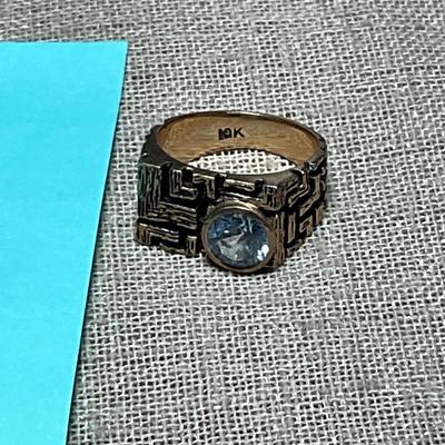 J2-Stamped 10K Ring