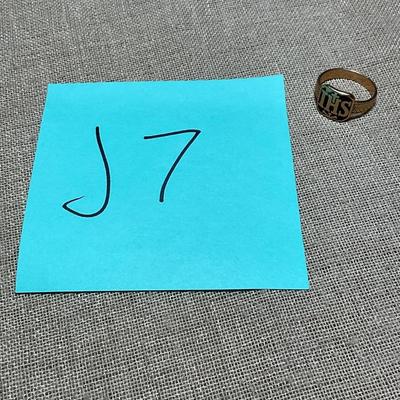 J7-Stamped 10k Ring