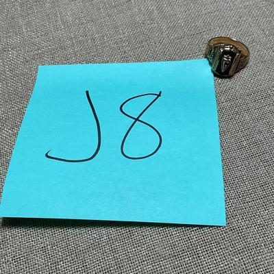 J8-Stamped 10K Ring