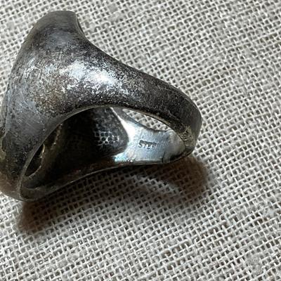 J9-Large Sterling Ring