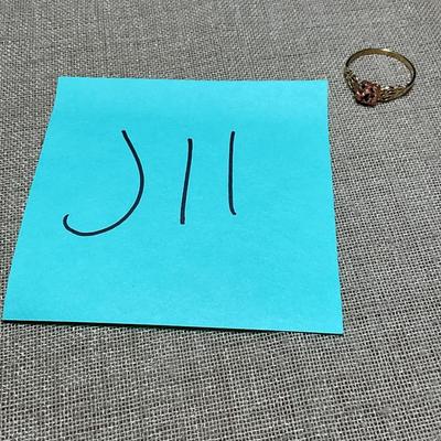 J11-Stamped 10k Ring
