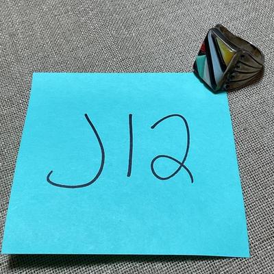 J12-Stamped Sterling Ring