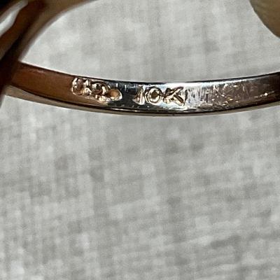 J16-Stamped 10K Ring