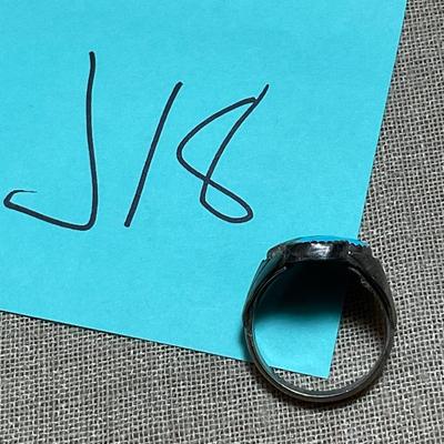 J18-Sterling Stamped Ring
