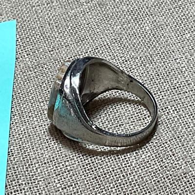 J19-Sterling stamped ring