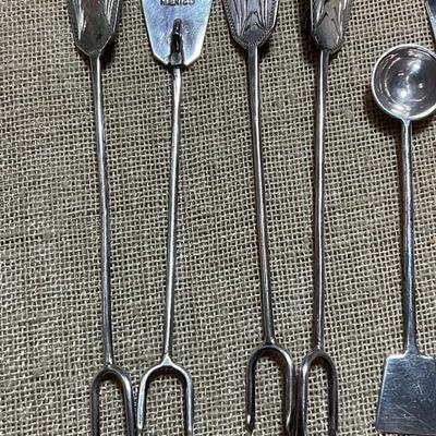 J20- Sterling serving items