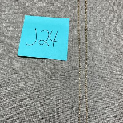 J24-Beautiful Gold Chain (20”)
