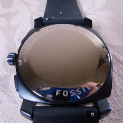 Fossil blue men's watch