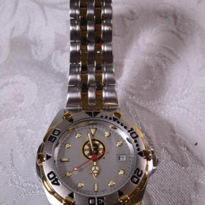 Boston Bruins men's watch made by Logo Art