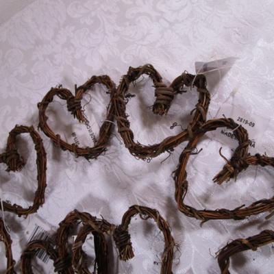 12 heart-shaped wreaths