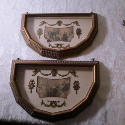 Pair of Sungott Art Studios NY Collotype pictures