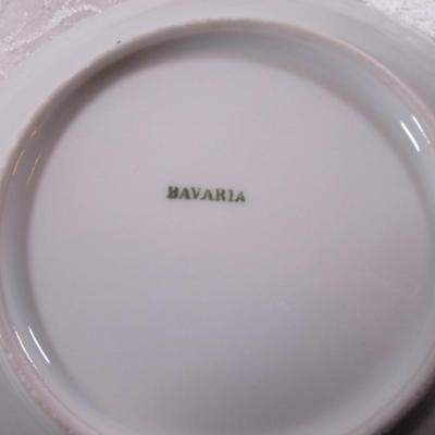 4 Vintage plates from Bavaria, Germany & France