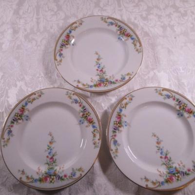 Floral print plates by Paul Muller SFL5 Bavaria