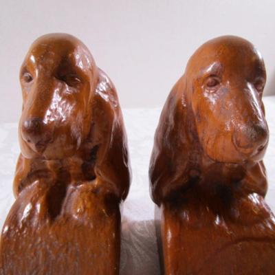 Pr. Vintage Dog bookends