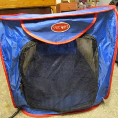 Nylon & mesh dog kennel